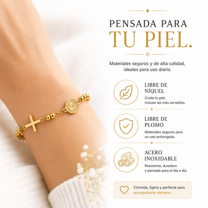 Pulsera Religiosa Resistente al Agua