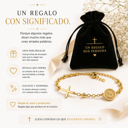 Pulsera Religiosa Resistente al Agua
