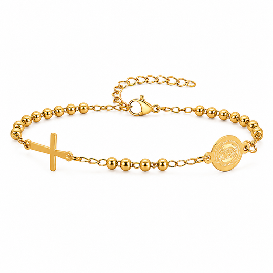Pulsera Religiosa Resistente al Agua